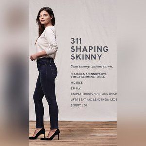 Levi's 311 Shaping Skinny Jeans- Size 29